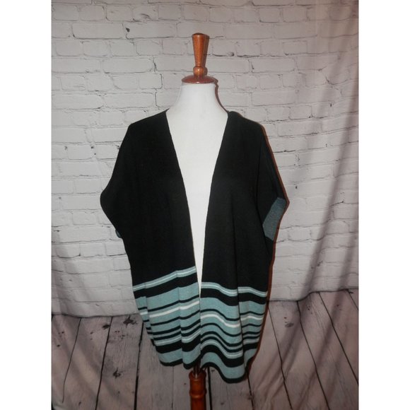 Ann Taylor LOFT Sweater Vest Poncho Short Sleeve L